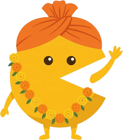 CL&GLOBAL mascot in India costume