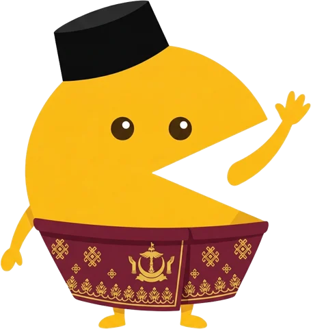 CL&GLOBAL mascot in Brunei costume