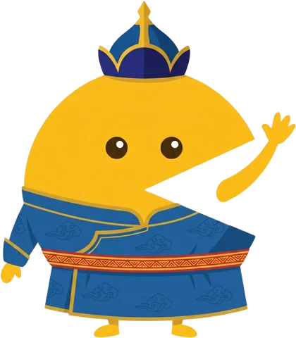 CL&GLOBAL mascot in Mongolia costume