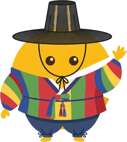 CL&GLOBAL mascot in Korea costume