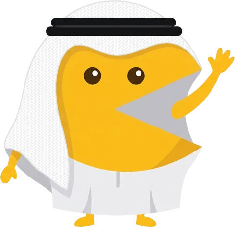 CL&GLOBAL mascot in UAE costume