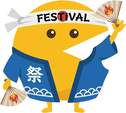 CL&GLOBAL mascot in Japan costume