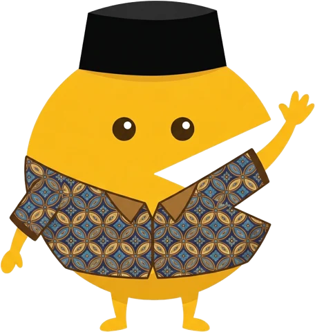 CL&GLOBAL mascot in Indonesia costume